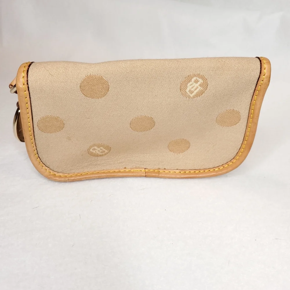 Dooney & Bourke Cream Canvas Pouch